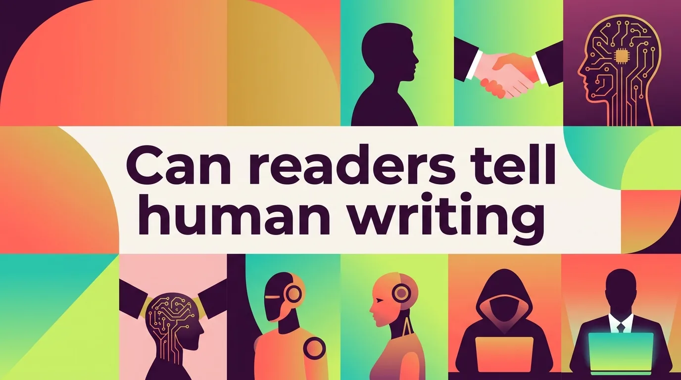 Can readers tell human writing from AI anymore?