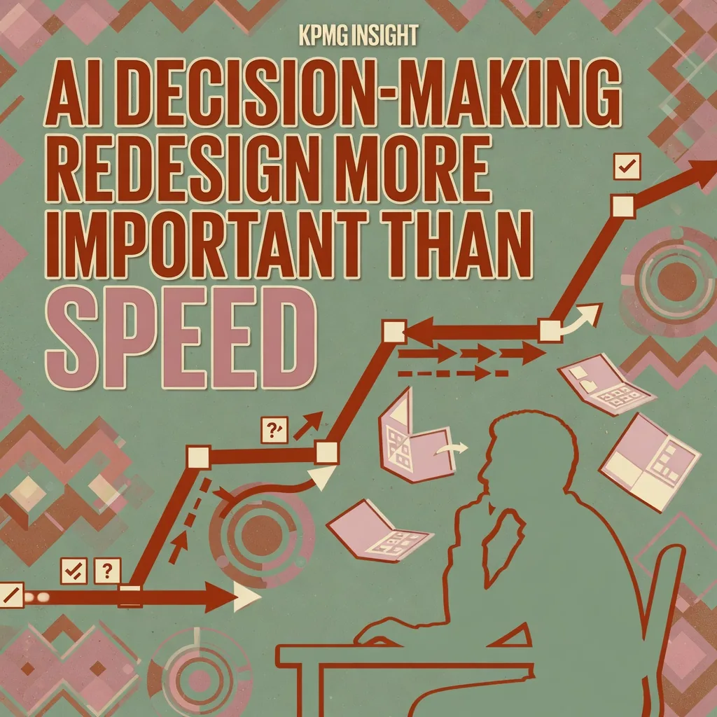 KPMG Chief Puts Decision Redesign Before AI Speed