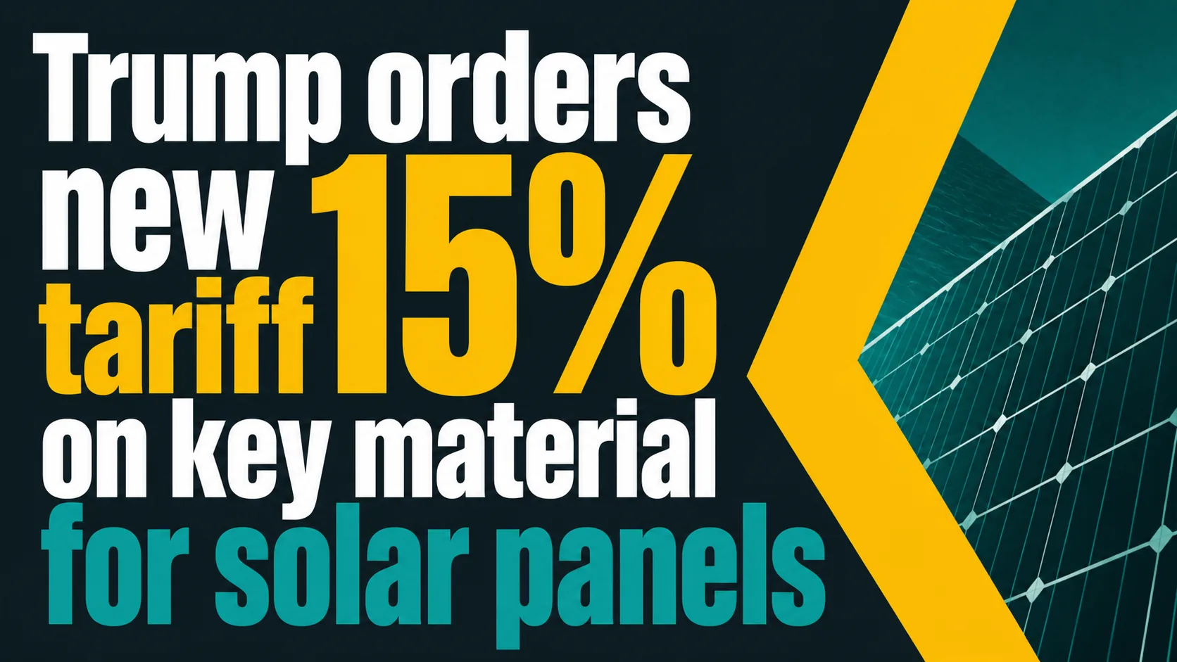 Polysilicon Tariff Ties AI Supply to US Industrial Policy